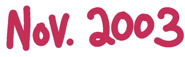 november 2003